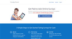 Desktop Screenshot of isurveypanel.com